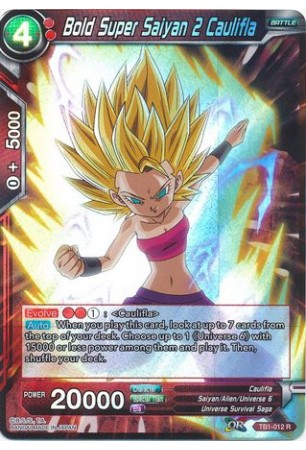 Bold Super Saiyan 2 Caulifla - TB1-012 - Rare [R]