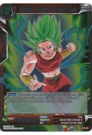 Sister Attack Saiyan Kale - TB1-016 - Uncommon [UC]