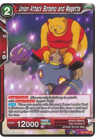 Union Attack Botamo and Magetta - TB1-022 - Common [C]