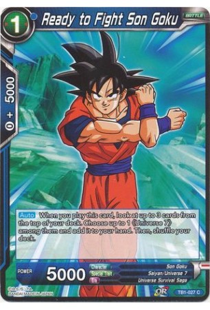 Ready to Fight Son Goku - TB1-027 - Common [C]