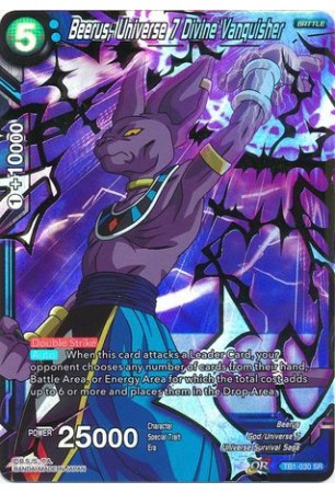 Beerus, Universe 7 Divine Vanquisher - TB1-030 - Super Rare [SR]