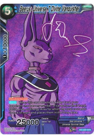 Beerus, Universe 7 Divine Vanquisher - TB1-030 - Super Rare [SR]