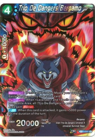 Trio De Dangers Bergamo - TB1-035 - Super Rare [SR]