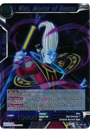 Whis, Mentor of Beerus - TB1-031 - Uncommon [UC]