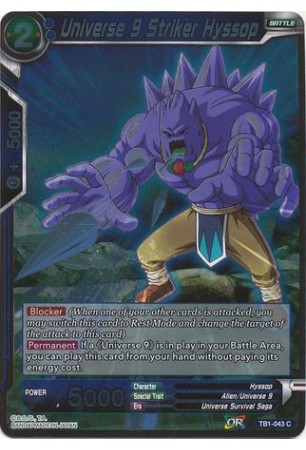 Universe 9 Striker Hyssop - TB1-043 - Common [C]