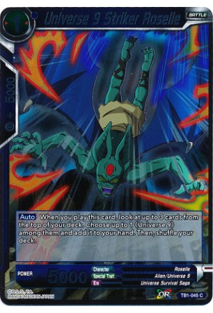 Universe 9 Striker Roselle - TB1-045 - Common [C]