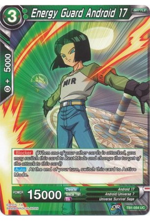 Energy Guard Android 17 - TB1-054 - Uncommon [UC]