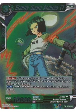 Energy Guard Android 17 - TB1-054 - Uncommon [UC]