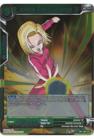 Infinite Energy Android 18 - TB1-055 - Uncommon [UC]