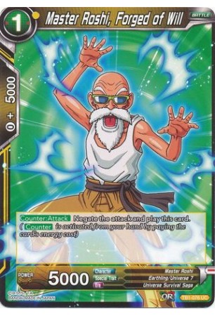 Master Roshi, Forged of Will - TB1-076 - Uncommon [UC]