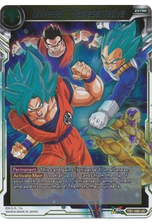 Universe 7 Representative - TB1-095 - Uncommon [UC]