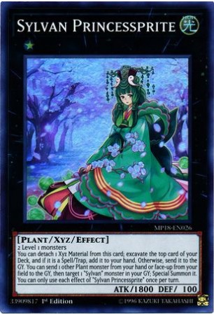 Sylvan Princessprite - MP18-EN026 - Super Rare