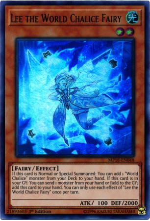 Lee the World Chalice Fairy - MP18-EN048 - Ultra Rare