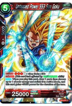 Untapped Power SS3 Son Goku - BT4-004 - Rare [R]