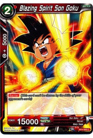 Blazing Spirit Son Goku - BT4-005 - Common [C]