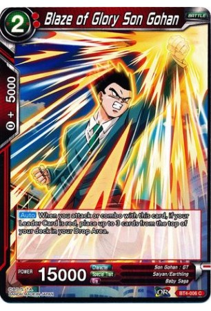 Blaze of Glory Son Gohan - BT4-006 - Common [C]