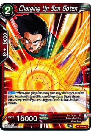 Charging Up Son Goten - BT4-008 - Common [C]