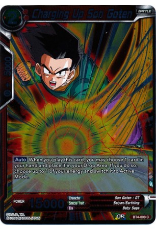 Charging Up Son Goten - BT4-008 - Common [C]