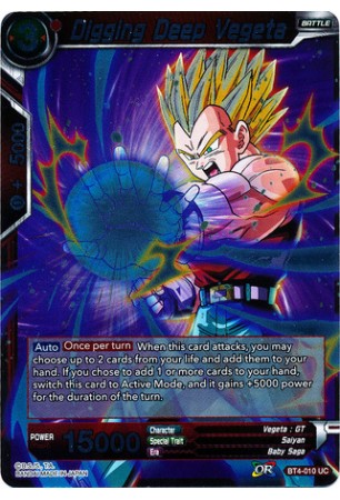 Digging Deep Vegeta - BT4-010 - Uncommon [UC]