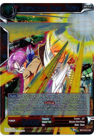 Intensifying Power Trunks - BT4-012 - Uncommon [UC]