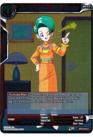 Dependable Mom Bulma - BT4-013 - Common [C]