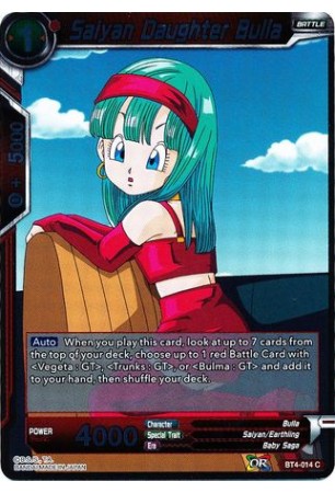 Saiyan Daughter Bulla - BT4-014 - Common [C]