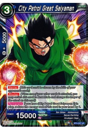 City Patrol Great Saiyaman - BT4-027 - Uncommon [UC]