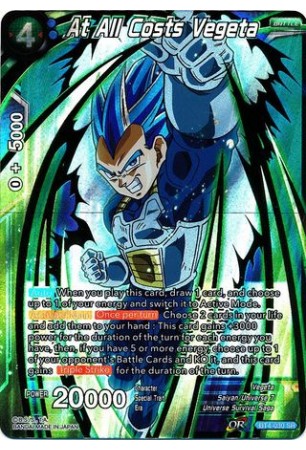 At All Costs Vegeta - BT4-030 - Super Rare [SR]