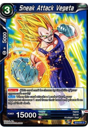 Sneak Attack Vegeta - BT4-031 - Common [C]