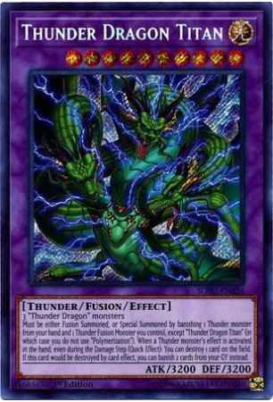 Thunder Dragon Titan - SOFU-EN036 - Secret Rare