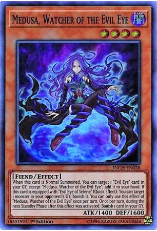 Medusa, Watcher of the Evil Eye - INCH-EN028 - Super Rare