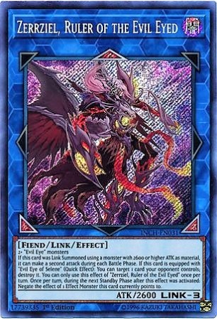 Zerrziel, Ruler of the Evil Eyed - INCH-EN031 - Secret Rare