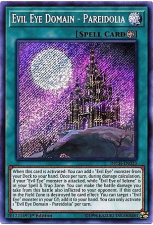 Evil Eye Domain - Pareidolia - INCH-EN033 - Secret Rare