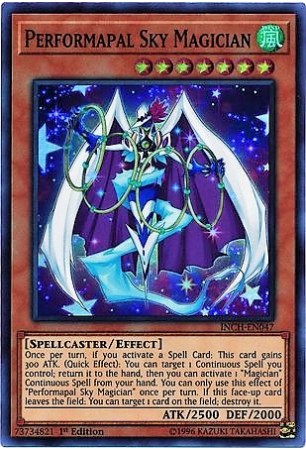 Performapal Sky Magician - INCH-EN047 - Super Rare