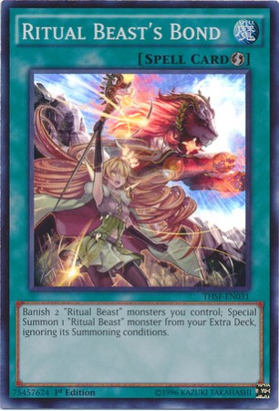 Ritual Beast's Bond - THSF-EN031 - Super Rare