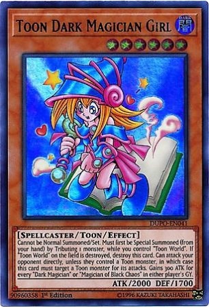 Toon Dark Magician Girl - DUPO-EN041 - Ultra Rare