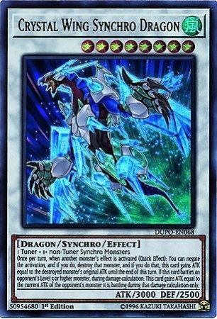 Crystal Wing Synchro Dragon - DUPO-EN068 - Ultra Rare