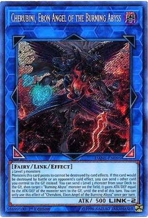 Cherubini, Ebon Angel of the Burning Abyss - DANE-EN095 - Secret Rare