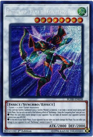 Battlewasp - Hama the Conquering Bow - BLHR-EN038 - Secret Rare