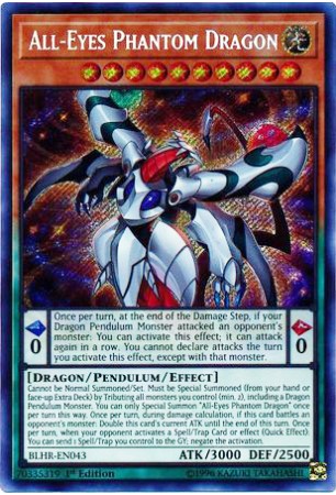 All-Eyes Phantom Dragon - BLHR-EN043 - Secret Rare