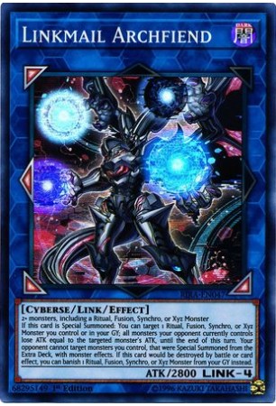 Linkmail Archfiend - RIRA-EN047 - Super Rare