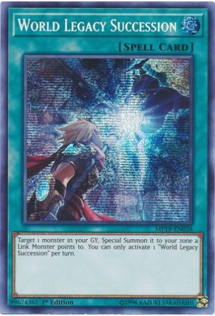 World Legacy Succession - MP19-EN038 - Prismatic Secret Rare