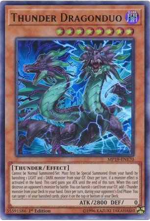 Thunder Dragonduo - MP19-EN170 - Ultra Rare