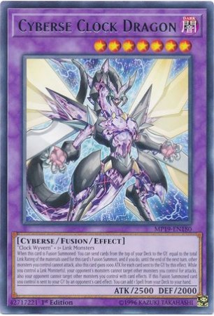 Cyberse Clock Dragon - MP19-EN180 - Rare