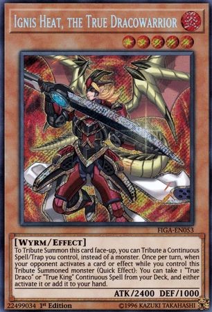 Ignis Heat, the True Dracowarrior - FIGA-EN053 - Secret Rare