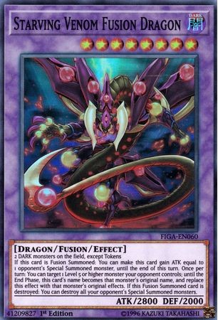 Starving Venom Fusion Dragon - FIGA-EN060 - Super Rare