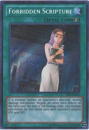 Forbidden Scripture - PRIO-EN067 - Secret Rare