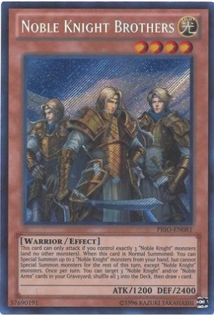 Noble Knight Brothers - PRIO-EN081 - Secret Rare