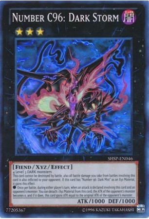 Number C96: Dark Storm - SHSP-EN046 - Super Rare