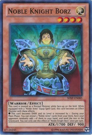 Noble Knight Borz - SHSP-EN085 - Super Rare